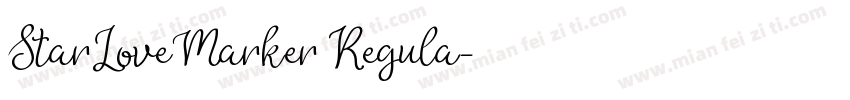 StarLoveMarker Regula字体转换